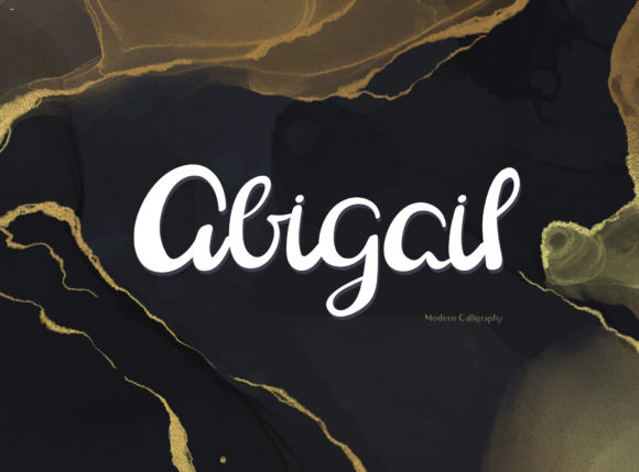 Abigail: A Sweet Handwritten Font
