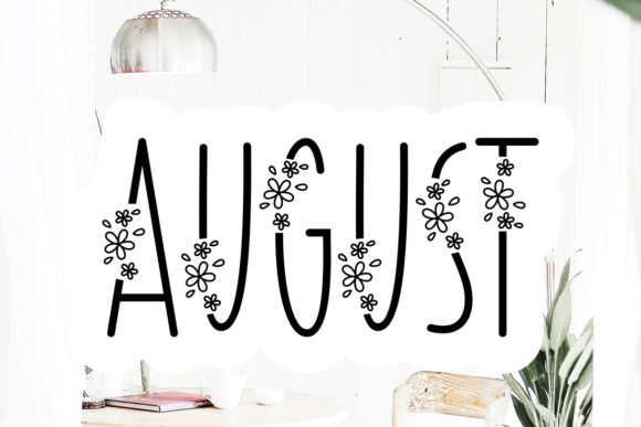 August Font: A Beautiful Script for Crafters