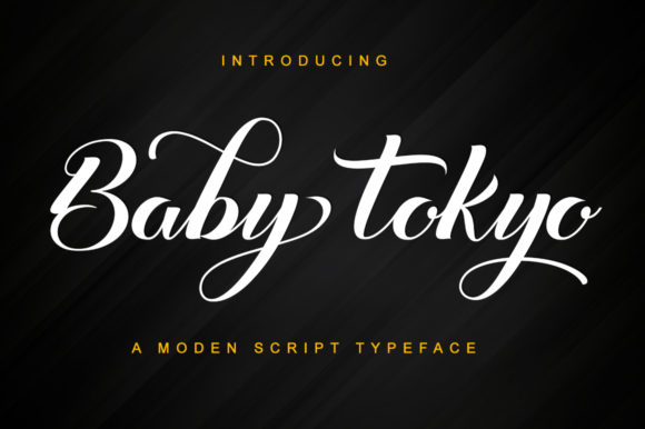 Baby Tokyo: A Script Handwritten Font