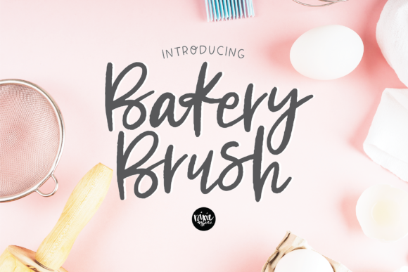 Bakery Brush Font for Web Design