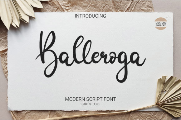 Balleroga: A Whimsical Font for Creative Projects