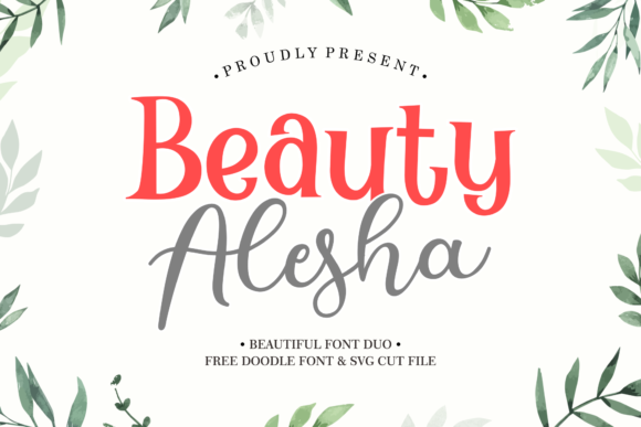 Beauty Alesha Font for Web Design