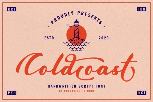 Coldcoast: A Handwritten Font for Creative Makers