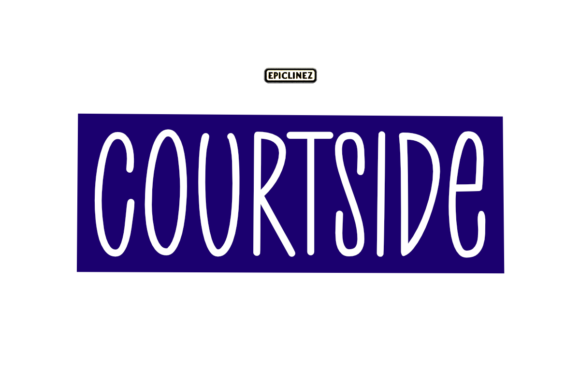 Courtside: A Playful Font for Digital Marketing