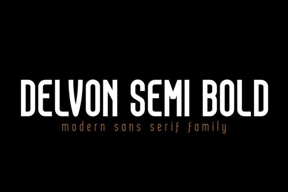 Delvon Semi Bold: A Stylish Sans Serif