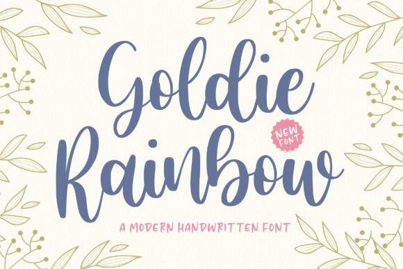 Goldie Rainbow: A Creative Font for Real Projects