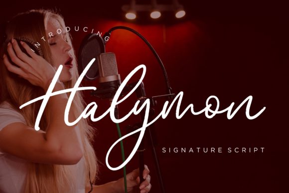 Halymon: A Beautiful Handwritten Font
