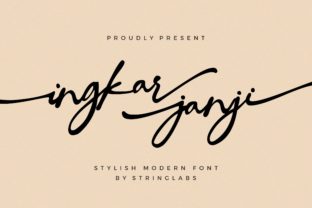 Ingkar Janji Font for Web Design