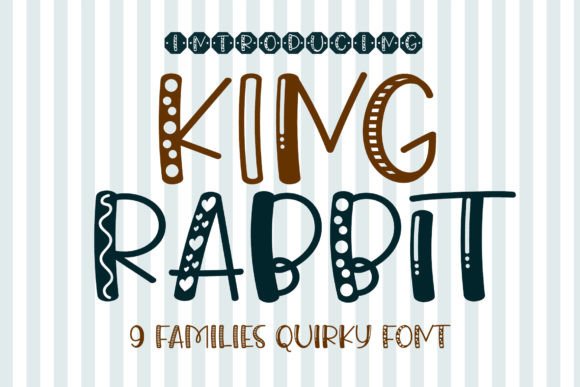 King Rabbit: A Handwritten Font for Creative Makers