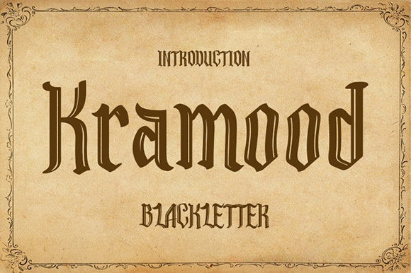 Kramood: A Vintage Font for Modern Branding
