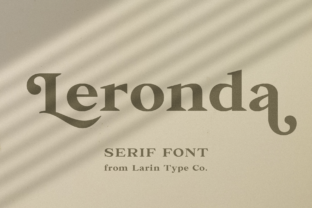 Leronda: A Vintage Serif Font for Business Branding