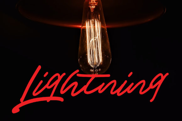 Lightning: A Fun Font for Creative Campaigns