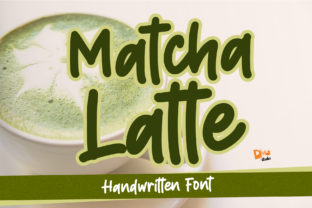 Matcha Latte Font for Creative Makers