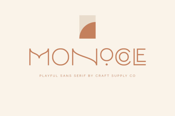 Monocole: A Modern Sans Serif Font