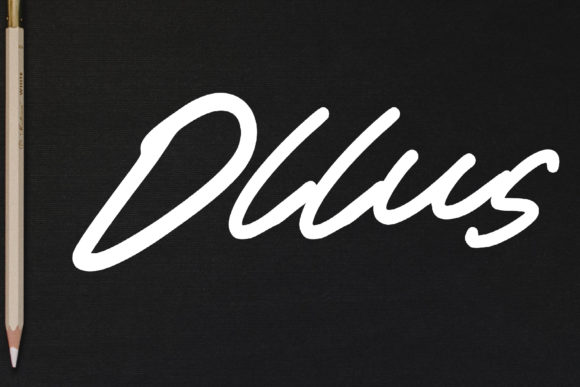 Ollus: A Handwritten Font for Elegant Design