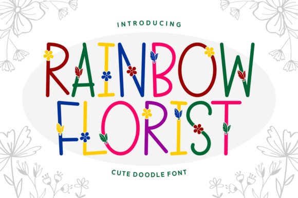 Rainbow Florist Font Review