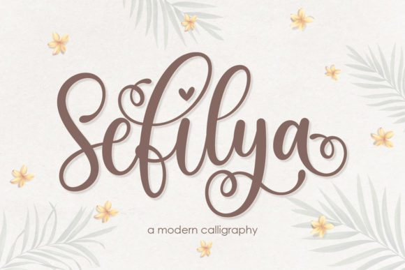 Sefilya: Elegant Script Font for Digital Marketing