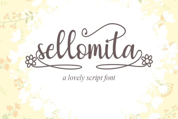 Sellomita: A Script Handwritten Font