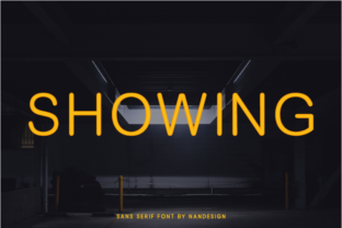 Showing: A Font for Elegant Storytelling