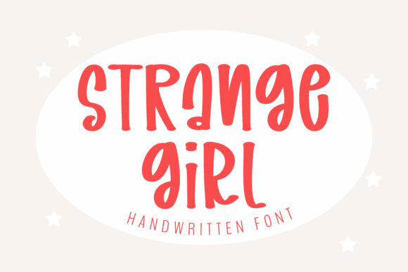 Strange Girl Font: Elegant Script for Digital Marketing