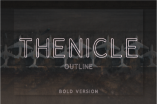 Thenicle Outline Bold: A Font for Business Brilliance