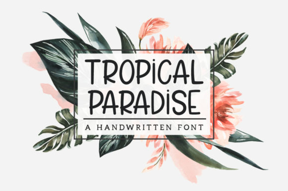 Tropical Paradise Font for Business