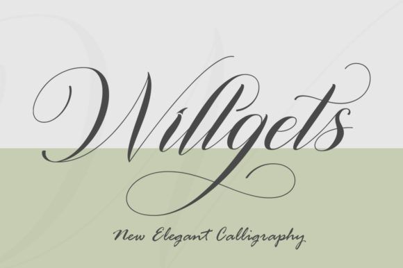 Willgets: A Handwritten Font for Web Design